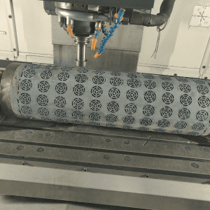 Roller cutting die machining